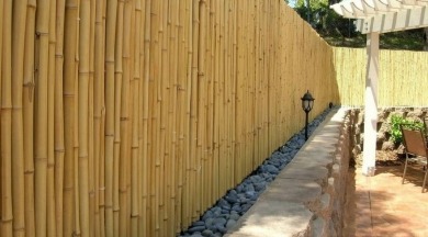 Hochwertiger Garten Zaun Sichtschutz Bambus ATY NATURE von DE-COmmerce®
