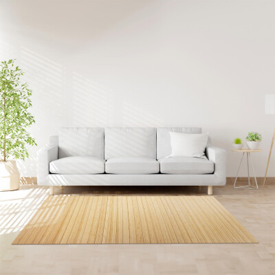 Unsere Teppiche ohne Bord&uuml;re aus Bambus...