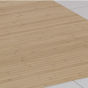 Bambusteppich MASSIVE pure, Maß ca. 40x60 cm, 17mm Stege