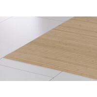 Bambusteppich MASSIVE pure, Maß ca. 40x60 cm, 17mm Stege