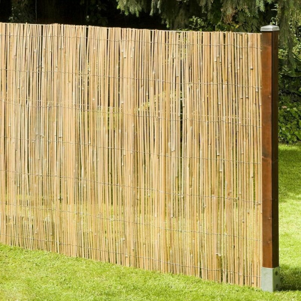 Sichtschutz aus Bambus Bambusmatte Gartenzaun Zaun Windschutz MACAO (HxB) 150 cm x 500 cm
