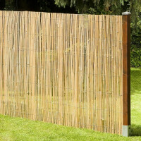 Sichtschutz aus Bambus Bambusmatte Gartenzaun Zaun Windschutz MACAO (HxB) 150 cm x 500 cm