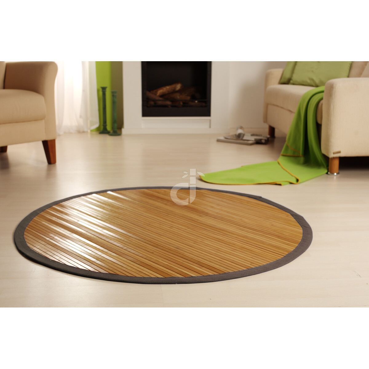 Bambusteppich CIRCLE Teppich Bambusmatte Kchenteppich, in 5 Gren!, 87,99
