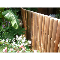 Sichtschutz aus Bambus Gartenzaun Bambuszaun Garten Zaun XXL NIGRA in 8 Größen