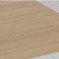 Bambusteppich MASSIVE pure, Maß ca. 50x80 cm, 17mm Stege