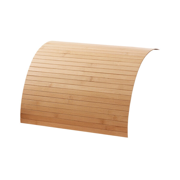 Bambus Couchablage NATURE 30 x 120 cm mit natürlicher Maserung und geschwungenen Kanten, ideal für eine stilvolle und umweltfreundliche Einrichtung.