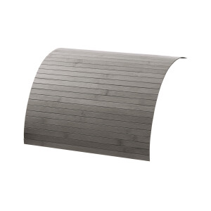 Flexible Bambus-Couchauflage mit holzähnlicher Maserung, maßgefertigt in 50 x 70 cm, ideal für bequemes Sitzen und Liegen auf der Couch.