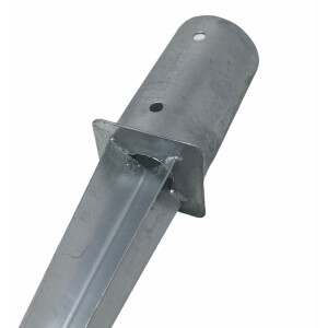 Einschlagbodenhülse (Ø 81mm) 81 x 600 mm  feuerverzinkter Stahl