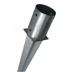 Einschlagbodenhülse (Ø 101mm) 101 x 750 mm  feuerverzinkter Stahl