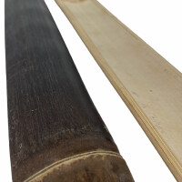 Abdecklatte NIGRA Bambus opt. Zwischenraumabdichtung der Bambuszaun Serien, Länge ca. 200 cm