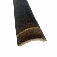 Abdecklatte NIGRA Bambus opt. Zwischenraumabdichtung der Bambuszaun Serien, Länge ca. 200 cm