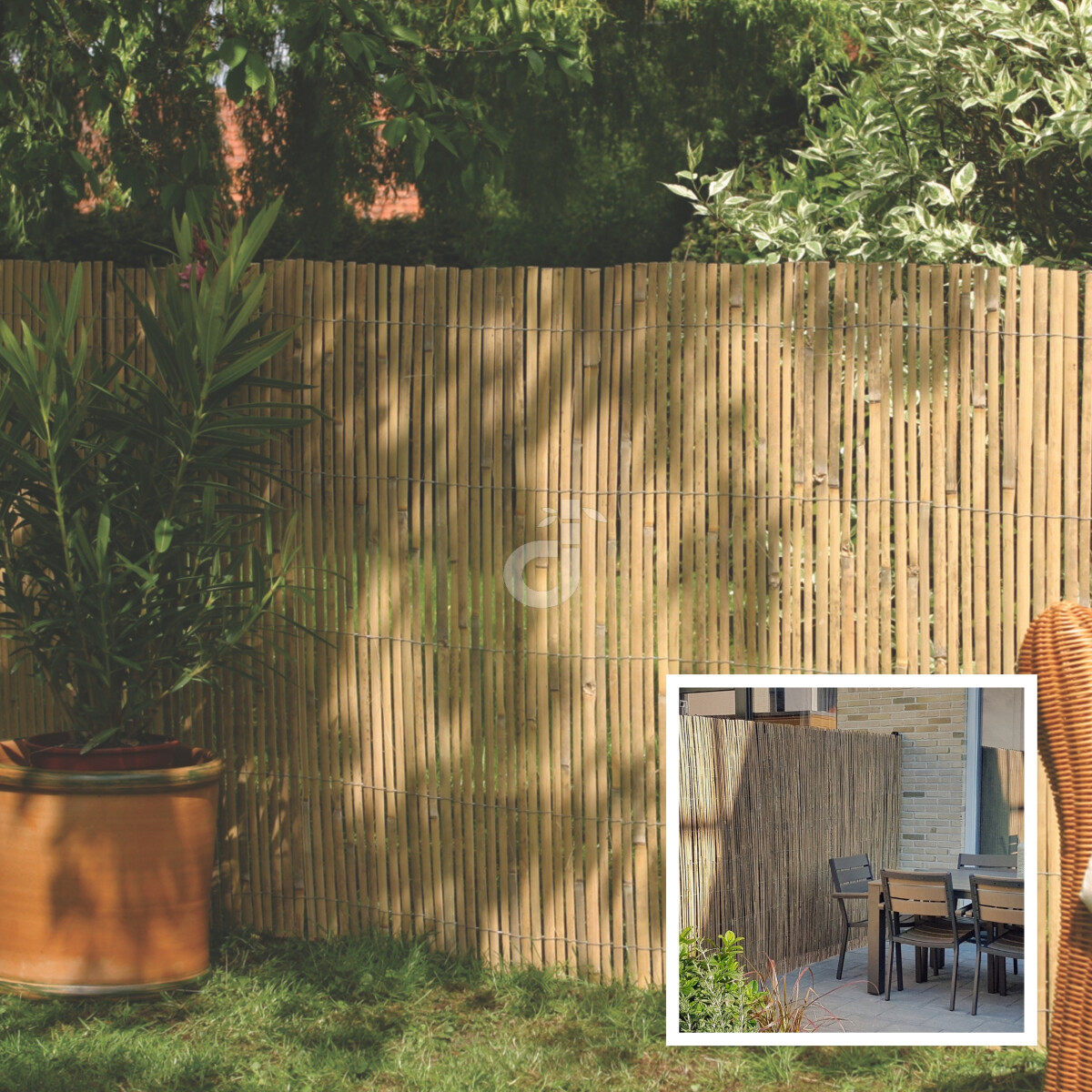 terrassentür vorhang bambus Bambus Rollo 150 cm Natur Sichtschutz Vorhang Bambus Jalousie Sonnensc –  Tone of China