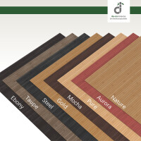 Badematte LINES im Set 3-tlg aus Bambus, Farbe Ebony