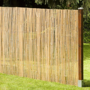 Sichtschutz aus Bambus Bambusmatte Gartenzaun Zaun Windschutz MACAO (HxB) 120 cm x 500 cm