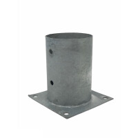 Aufschraubhülse (Ø 101mm) 101 x 150 mm  feuerverzinkter Stahl
