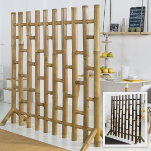 Bambus Raumteiler SOLO aus natürlichen...