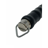 Drillapparat für Ösenbindedraht mit robustem, schwarzem Griff und metallischer Spitze, ideal zum Verbinden von Ösenbindedrähten. Integrierter Drahtdurchführungsring für einfache Handhabung.