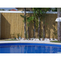 Sichtschutz Bambus Garten Gartenzaun Windschutz Sichtschutzmatte BALI NATURE (BxH) 180 cm x100 cm