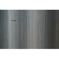 Doppelseitiger Bambus-Paravent in der Farbe Ocean, mit dezentem, vertikalem Streifenmuster, das eine ruhige und moderne Atmosphäre schafft.