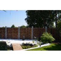 Sichtschutz aus Bambus Garten Zaun Bambuszaun Garten Zaunelement XXL NIGRA (BxH) 90 cm x 240 cm