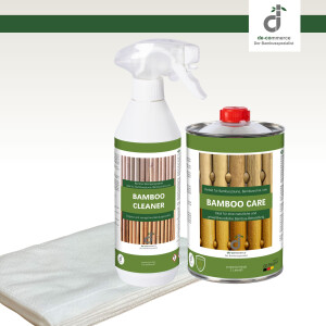 Ein Bambus-Pflegeset bestehend aus einer...