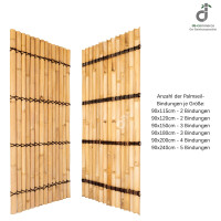 Sichtschutz aus Bambus Gartenzaun Bambuszaun Garten XXL SLIM Nature (BxH) 90 cm x 115 cm